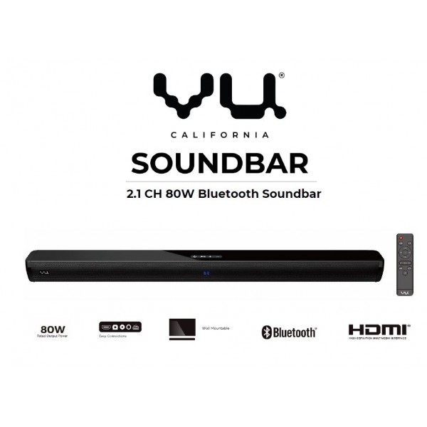 VU Soundbar 80W 2.1CH Bluetooth Soundbar
